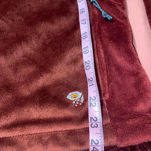 Mountain Hardware Wind Stopper M Red Monkey Fleece Full Zip Polartec Out… - Picture 3 of 14